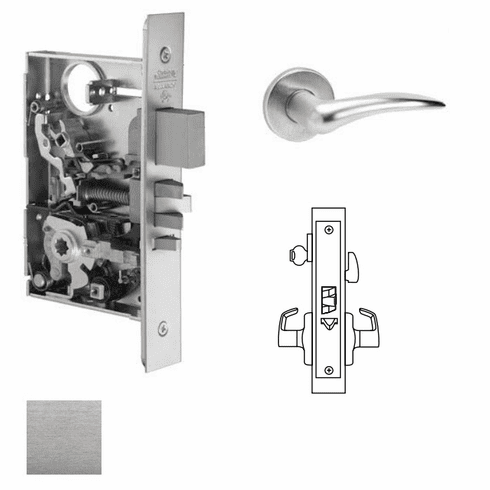 CORBIN RUSSWIN ML2053-DSA-626-RH-LC Ml2053 Mortise Entrance Lever Lockset ML2053DSA626RHLC ML2053 DSA 626 RH LC