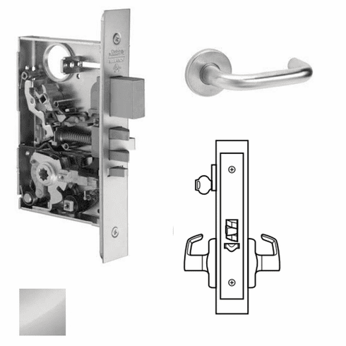 CORBIN RUSSWIN ML2055-LWA-629 Ml2055 Mortise Classroom Lever Lockset ML2055LWA629 ML2055 LWA 629