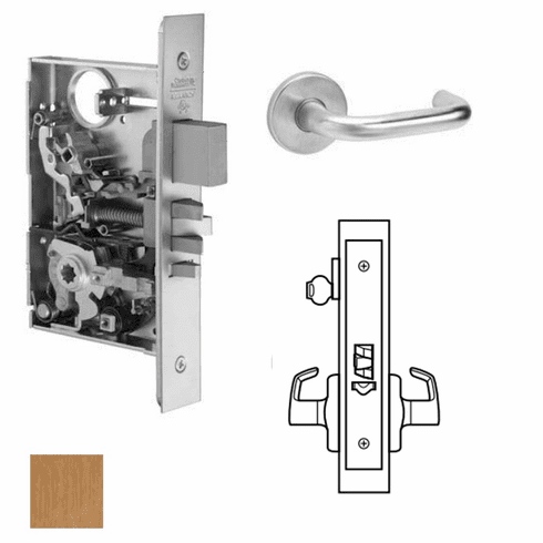 CORBIN RUSSWIN ML2055-LWF-612 Ml2055 Mortise Classroom Lever Lockset ML2055LWF612 ML2055 LWF 612