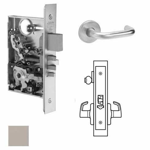 CORBIN RUSSWIN ML2055-LWF-630 Ml2055 Mortise Classroom Lever Lockset ML2055LWF630 ML2055 LWF 630