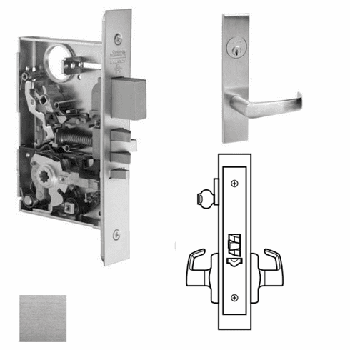 CORBIN RUSSWIN ML2055-NSR-626 Ml2055 Mortise Classroom Lever Lockset ML2055NSR626 ML2055 NSR 626