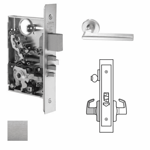 CORBIN RUSSWIN ML2057-102X-626-LC Ml2057 Mortise Storeroom Lever Lockset ML2057102X626LC ML2057 102X 626 LC