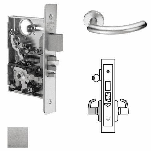CORBIN RUSSWIN ML2059-109X-626-LC Ml2059 Mortise Security Storeroom Lever Lockset ML2059109X626LC ML2059 109X 626 LC