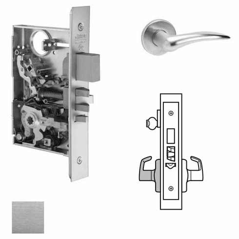 CORBIN RUSSWIN ML2059-DSA-626-LH-LC Ml2059 Mortise Security Storeroom Lever Lockset ML2059DSA626LHLC ML2059 DSA 626 LH LC