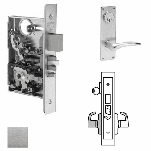 CORBIN RUSSWIN ML2059-DSN-626-LH-LC Ml2059 Mortise Security Storeroom Lever Lockset ML2059DSN626LHLC ML2059 DSN 626 LH LC