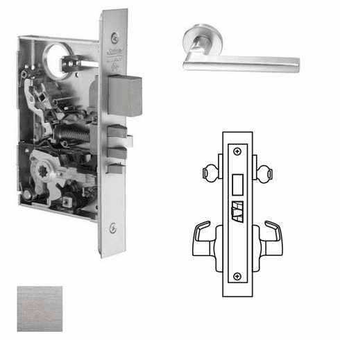CORBIN RUSSWIN ML2062-102X-626-LC Ml2062 Mortise Intruder Deadbolt Lever Lockset ML2062102X626LC ML2062 102X 626 LC