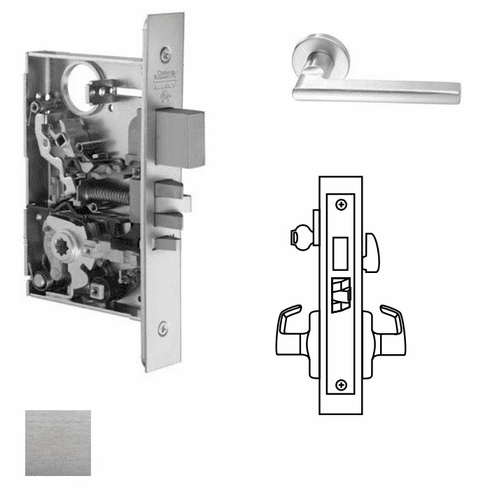 CORBIN RUSSWIN ML2065-102X-626-LC Ml2065 Mortise Dormitory Lever Lockset ML2065102X626LC ML2065 102X 626 LC