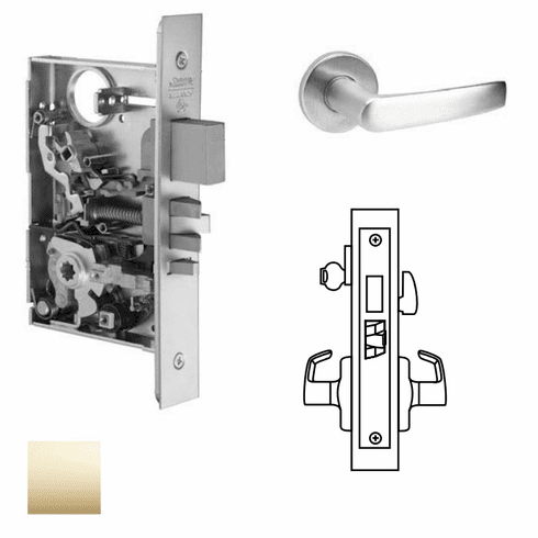 CORBIN RUSSWIN ML2065-ASA-605 Ml2065 Mortise Dormitory Lever Lockset ML2065ASA605 ML2065 ASA 605