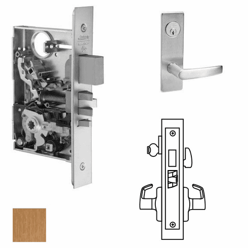 CORBIN RUSSWIN ML2065-ASM-612 Ml2065 Mortise Dormitory Lever Lockset ML2065ASM612 ML2065 ASM 612