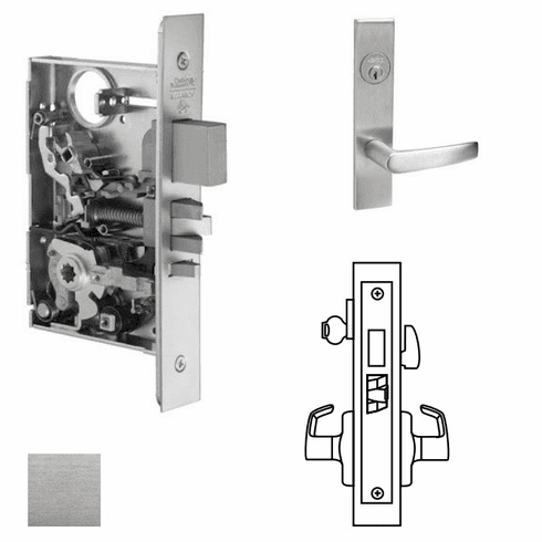 CORBIN RUSSWIN ML2065-ASR-626 Ml2065 Mortise Dormitory Lever Lockset ML2065ASR626 ML2065 ASR 626