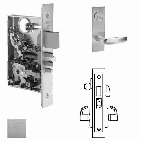 CORBIN RUSSWIN ML2065-CSM-626 Ml2065 Mortise Dormitory Lever Lockset ML2065CSM626 ML2065 CSM 626