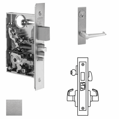 CORBIN RUSSWIN ML2065-ESP-626 Ml2065 Mortise Dormitory Lever Lockset ML2065ESP626 ML2065 ESP 626