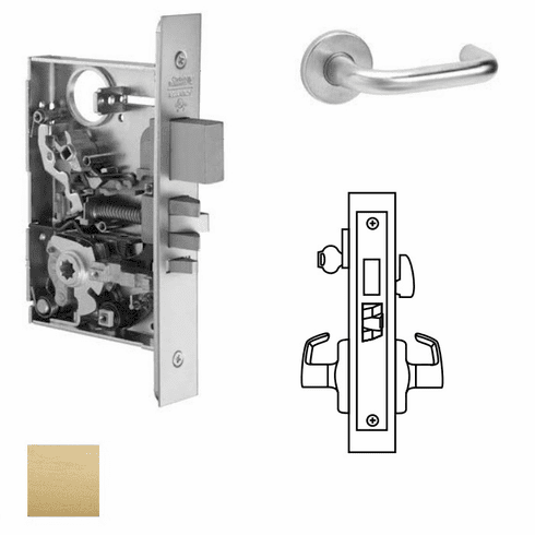 CORBIN RUSSWIN ML2065-LWA-606 Ml2065 Mortise Dormitory Lever Lockset ML2065LWA606 ML2065 LWA 606