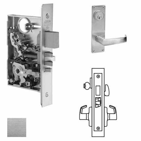 CORBIN RUSSWIN ML2065-NSN-626 Ml2065 Mortise Dormitory Lever Lockset ML2065NSN626 ML2065 NSN 626