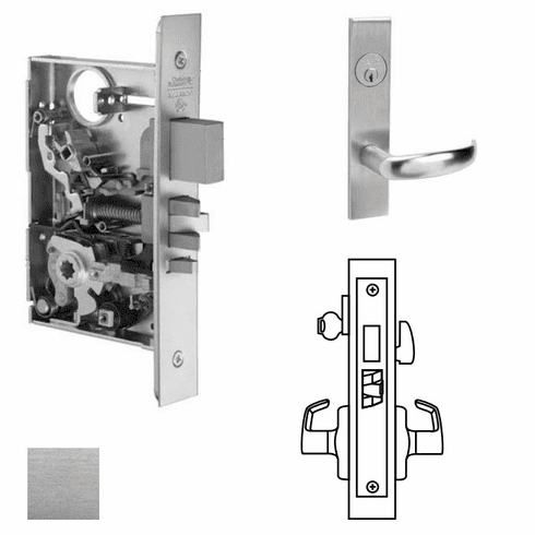 CORBIN RUSSWIN ML2065-PSR-626 Ml2065 Mortise Dormitory Lever Lockset ML2065PSR626 ML2065 PSR 626