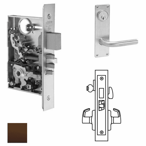 CORBIN RUSSWIN ML2065-RWN-613 Ml2065 Mortise Dormitory Lever Lockset ML2065RWN613 ML2065 RWN 613