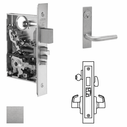 CORBIN RUSSWIN ML2065-RWP-626 Ml2065 Mortise Dormitory Lever Lockset ML2065RWP626 ML2065 RWP 626