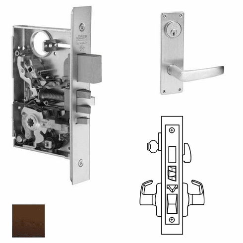 CORBIN RUSSWIN ML2067-ASN-613 Ml2067 Mortise Apartment Lever Lockset ML2067ASN613 ML2067 ASN 613