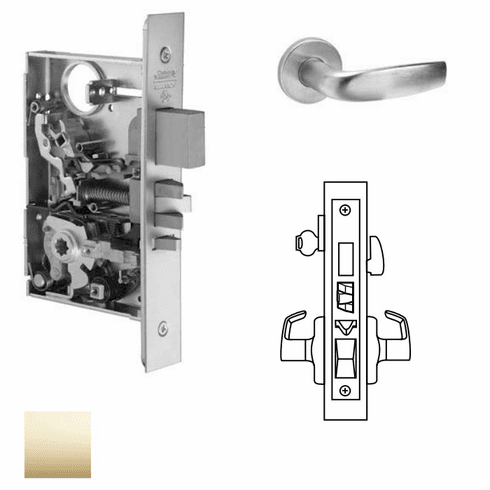 CORBIN RUSSWIN ML2067-CSA-605 Ml2067 Mortise Apartment Lever Lockset ML2067CSA605 ML2067 CSA 605