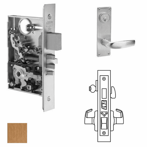 CORBIN RUSSWIN ML2067-CSN-612 Ml2067 Mortise Apartment Lever Lockset ML2067CSN612 ML2067 CSN 612