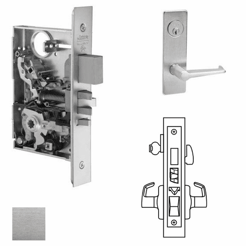 CORBIN RUSSWIN ML2067-ESM-626 Ml2067 Mortise Apartment Lever Lockset ML2067ESM626 ML2067 ESM 626