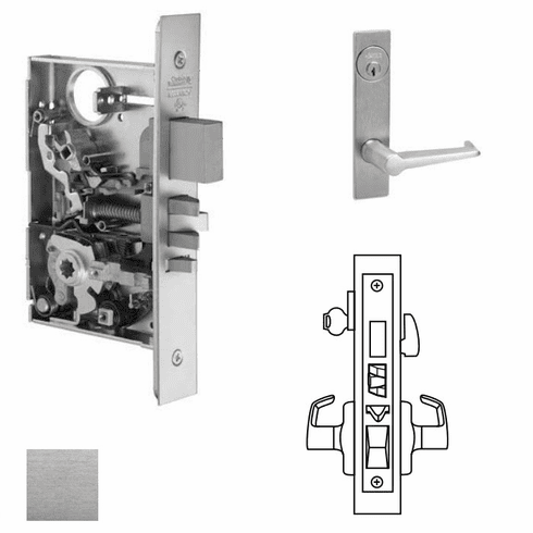 CORBIN RUSSWIN ML2067-ESP-626 Ml2067 Mortise Apartment Lever Lockset ML2067ESP626 ML2067 ESP 626
