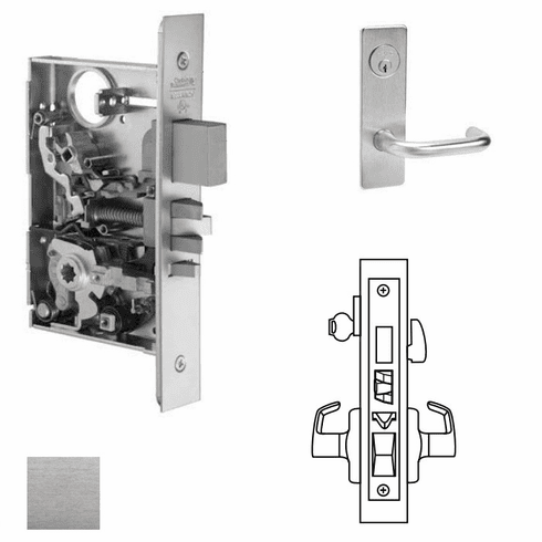CORBIN RUSSWIN ML2067-LSM-626 Ml2067 Mortise Apartment Lever Lockset ML2067LSM626 ML2067 LSM 626
