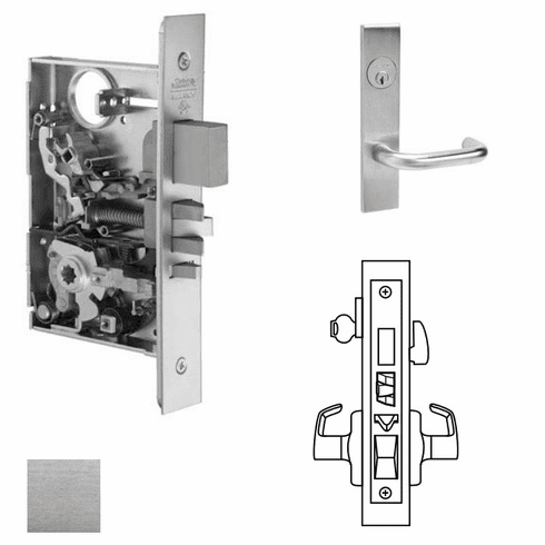 CORBIN RUSSWIN ML2067-LSR-626 Ml2067 Mortise Apartment Lever Lockset ML2067LSR626 ML2067 LSR 626