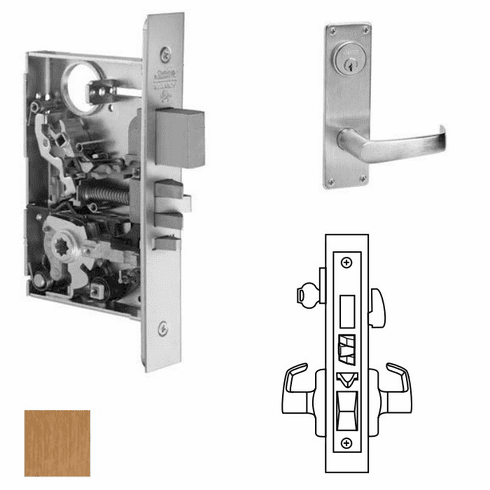 CORBIN RUSSWIN ML2067-NSN-612 Ml2067 Mortise Apartment Lever Lockset ML2067NSN612 ML2067 NSN 612