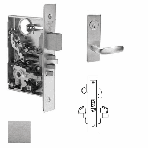 CORBIN RUSSWIN ML2068-CSM-626-LC Ml2068 Mortise Privacy Lever Lockset ML2068CSM626LC ML2068 CSM 626 LC