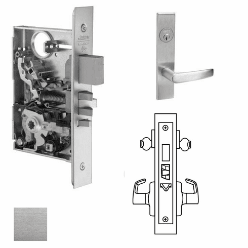 CORBIN RUSSWIN ML2072-ASR-626 Ml2072 Mortise Classroom Intruder Lever Lockset ML2072ASR626 ML2072 ASR 626