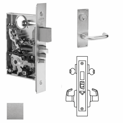 CORBIN RUSSWIN ML2072-LSN-626 Ml2072 Mortise Classroom Intruder Lever Lockset ML2072LSN626 ML2072 LSN 626