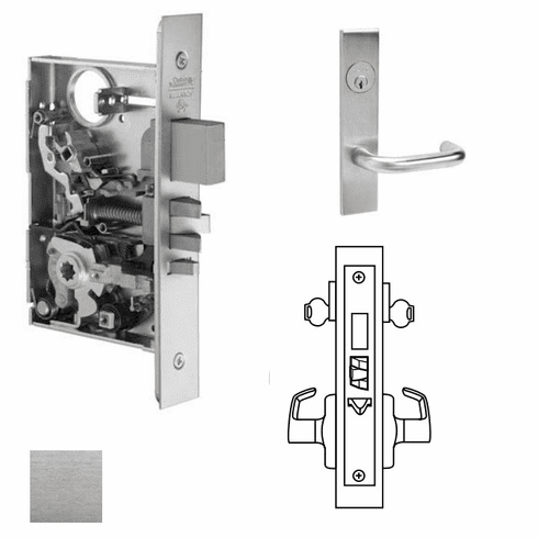 CORBIN RUSSWIN ML2072-LSR-626 Ml2072 Mortise Classroom Intruder Lever Lockset ML2072LSR626 ML2072 LSR 626