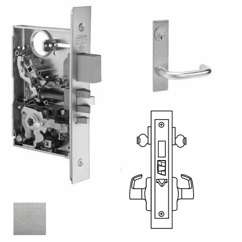 CORBIN RUSSWIN ML2072-LWP-626 Ml2072 Mortise Classroom Intruder Lever Lockset ML2072LWP626 ML2072 LWP 626