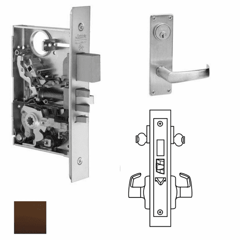 CORBIN RUSSWIN ML2072-NSN-613 Ml2072 Mortise Classroom Intruder Lever Lockset ML2072NSN613 ML2072 NSN 613