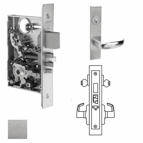 CORBIN RUSSWIN ML2072-PSR-626 Ml2072 Mortise Classroom Intruder Lever Lockset ML2072PSR626 ML2072 PSR 626