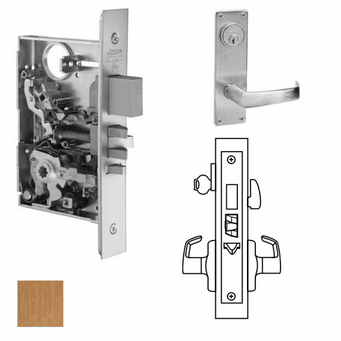 CORBIN RUSSWIN ML2075-NSN-612 Ml2075 Mortise Entrance/Office Lever Lockset ML2075NSN612 ML2075 NSN 612