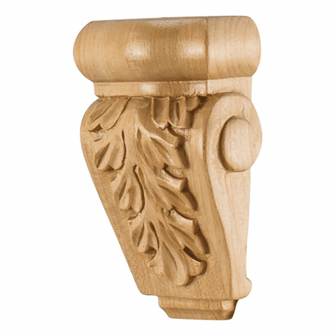 CORP-1RW 2-7/8" x 1-1/2" x 4-1/2" Small Corbel. Species: Rubberwood