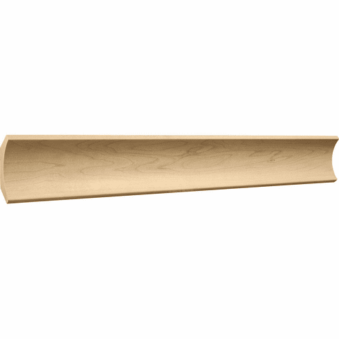 COV-3-HMP 3/4" D x 3" H Hard Maple Cove Crown Moulding