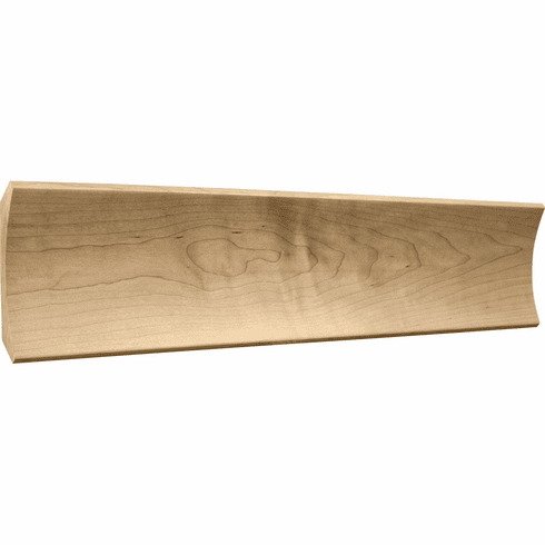 Hardware Resources COV-5-HMP 3/4" D x 5" H Hard Maple Cove Crown Moulding