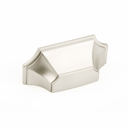 Schaub 878-15 Empire, Cup Pull, Satin Nickel, 3" cc