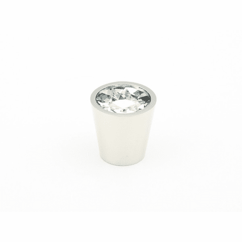 Schaub 72-C-PN Stargaze, Knob, Cylinder, Polished Nickel, 1-1/6" dia