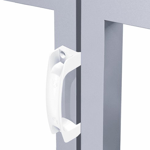 D LL3GHWT Gatehandle Series 3 Wht