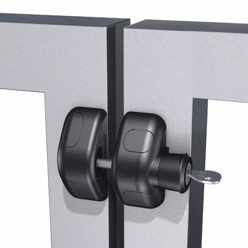 D MLSPS2L Maganalatch Key Lockable Side Pull Blk