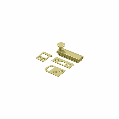 DELTANA 2SBCS-3 2 Surface Bolt Cnc Scr Brass Us3