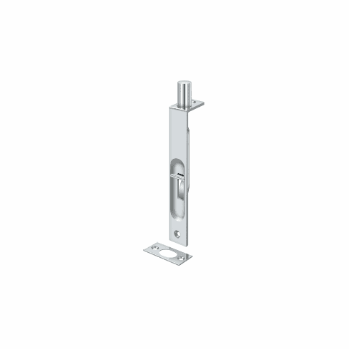 DELTANA 6FBS-26 6 Square Flush Bolt Solid Brass Us26