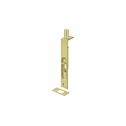 DELTANA 6FBS-3 6 Square Flush Bolt Solid Brass Us3
