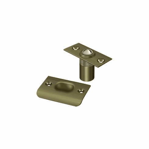 DELTANA BC218-5 Ball Catch Square Cnr Solid Brass Us5