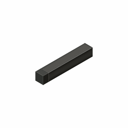 DELTANA BDSS40-10B 4 Modern Square Baseboard Bumper Us10B