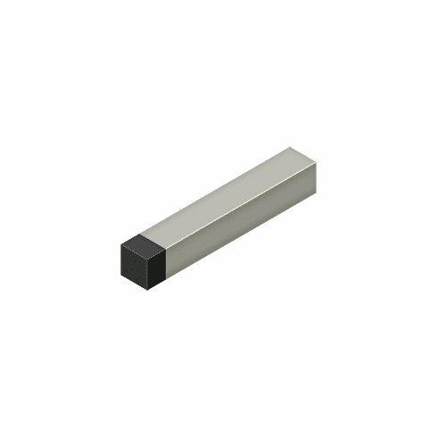 DELTANA BDSS40-15 4 Modern Square Baseboard Bumper Us15